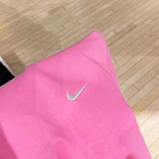 耐克（Nike）男装 2025春季新款运动服针织透气卫衣舒适休闲圆领套头衫 DQ5821-684桃粉色  L