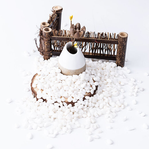 Man life fish tank landscaping stone white stone fish tank bottom sand pebbles turtle tank succulent paving stone decorative planting stone 1.5kg