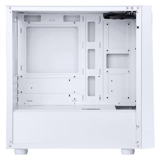 SAMA M2 Air Snow Desktop Computer Desktop Small Case Standard Type-C/Dual U3/Mesh Cooling on the Left Side/Supports M-ATX motherboard, 240 water cooling