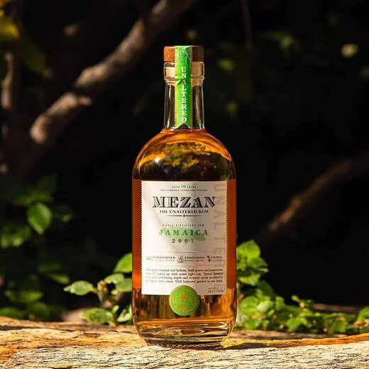 美赞（MEZAN）加勒比原生态单桶朗姆酒 原装进口 洋酒 烈酒 700ml 【牙买加2007年份】 700mL 1瓶