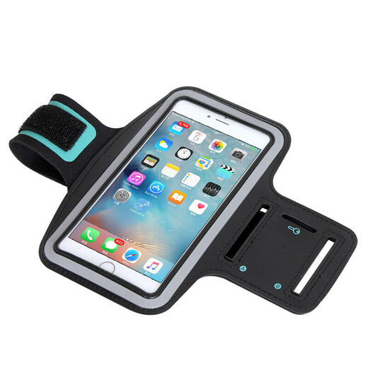 Felker running mobile phone arm bag unisex outdoor sports cycling travel armband bag wrist bag suitable for Apple Android Samsung Xiaomi Huawei mobile phone large-armband-black