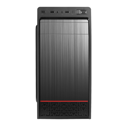 EVSKY N2 black computer case gaming office computer case/support ATX motherboard/silent/optical drive bay/simple brushed panel N2 case