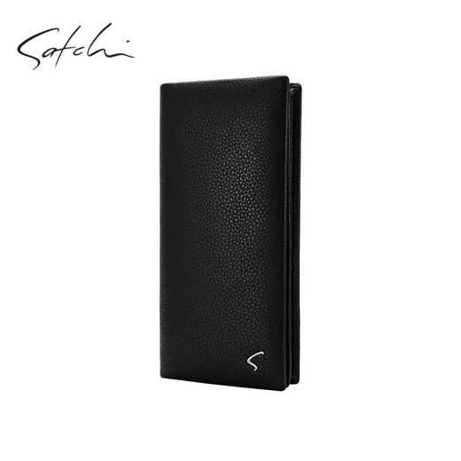 Satchi billet de cuero largo de cuero para hombres
