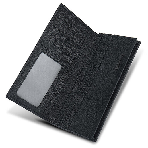 Scarecrow men's wallet top layer cowhide genuine leather wallet large capacity 20% long wallet fashion ticket clip birthday gift