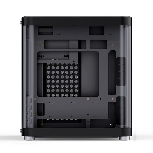 乔思伯(JONSBO) TK-1黑色双曲面海景房MATX机箱(铝合金外壳/240冷排/ATX电源/Type-c Gen2 10Gbps+)