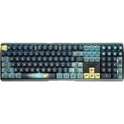 CHERRY cherry MX3.0S wireless keyboard mechanical keyboard Bluetooth wired three-mode e-sports full-size office gaming computer keyboard RGB lighting effect Three-mode Pokémon co-branded RGB lighting effect