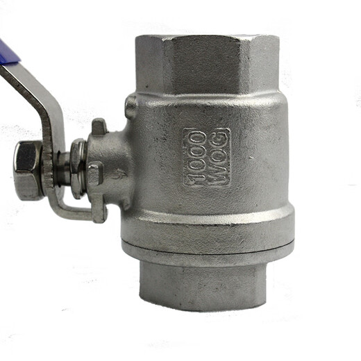 3042PC two-piece ball valve NPT thread internal thread straight thread G stainless steel two-piece Q11F soft seal 304 NPT3/4 DN20 L=59mm 2