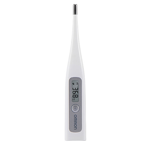 Omron (Omron) Termómetro electrónico para bebés para la familia infantil adecuada para el termómetro de la axila para la mujer Predicción de la electricidad de temperatura de la mujer Predicción-LCD MC-681 MC-681
