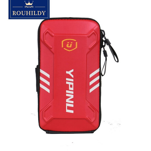 ROUHILDY running mobile phone arm bag outdoor sports equipment men and women wrist bag arm cover anti-fall outdoor mobile phone bag waterproof fitness silver