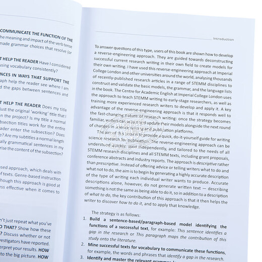 科研写作 适用于非英语母语人员 第二版 Science Research Writing 英文原版 STEMM学术写作 教材 论文格式规范