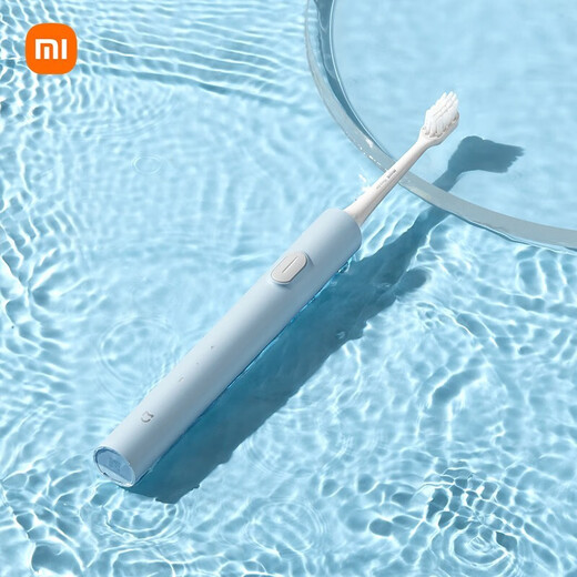 Xiaomi (MI) Mijia Sonic Electric Toothbrush T200 Sonic Teeth Cleaning Soft Gum Protection Sonic Vibration Efficient Cleaning Super Long Battery Life Recommended Chinese Valentine's Day Gift for Couples Xiaomi Electric Toothbrush T200 Set (Blue + Pink)