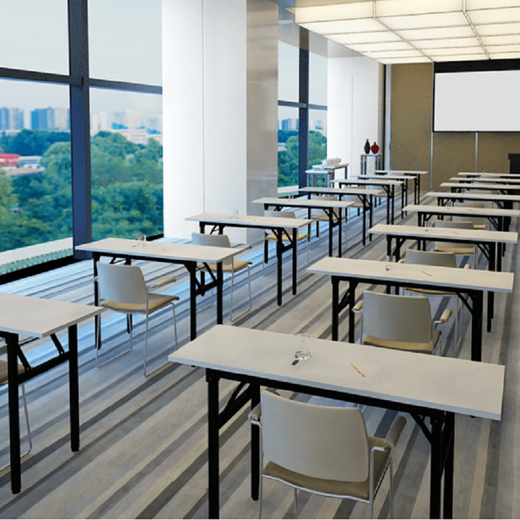 Xingkai (Xingkai) [spezialisiert auf Regierung und Enterprise] Klapptisch, Computertisch, lange Tisch im Freien, Tisch, Heimtisch, Straßenstandtisch, BGZ673 White Oak Muster Einschicht 100*50