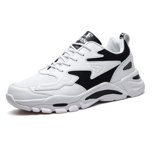 
Hanchen youth sports shoes big boys shoes autumn and winter plus velvet warm junior high school boys cotton shoes casual running shoes 9928 white (leather waterproof) 38