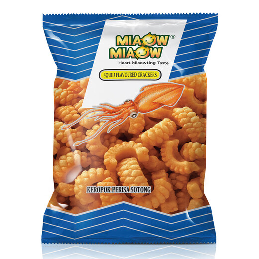 
MIAOW MIAOW MIAOW Squid Roll (Puffed Food) 60g*3 Bags Imported Snacks Snacks Snacks
