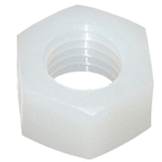 Strong bow corrosion-resistant, strong acid and alkali resistant PVDF hexagonal plastic nut MM20 plastic PVDF gasket plastic flat pad M flat pad 10 pieces