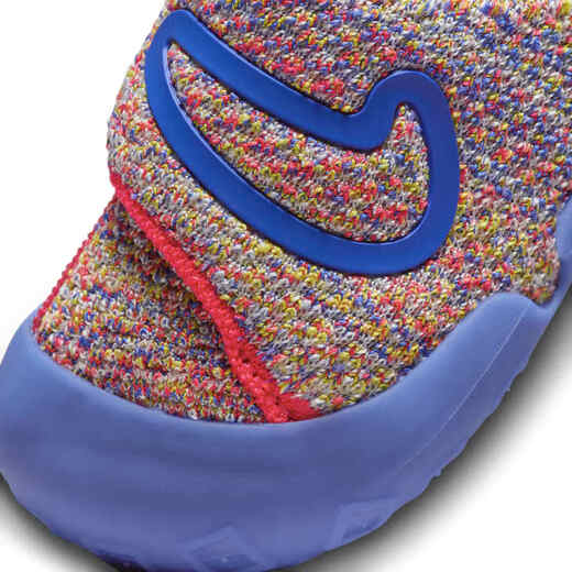 Nike infant and child easy-to-put-on and take-off sports shoes with Velcro for winter for boys and girls NIKE SWOOSH 1 FB3244 100 sail white/game sapphire blue/charming red/bright sulfur yellow 22