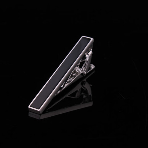 Muschel-Krawattenklammer, Herren-Lavalier-Business-Dornschließe, einfache Krawattenklammer, individuelle Geschenkbox, bunte Muschel-Krawattenklammer (nicht künstlich)