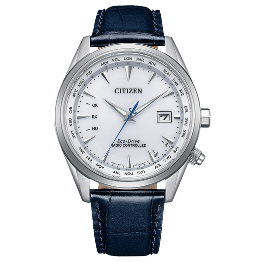 CITIZEN Eco-Drive Watch Men's Chibi Star Same Style Waterproof Business Watch Perpetual Calendar Men's Watch Birthday Gift CB0270-10A Perpetual Calendar + Cowhide Strap