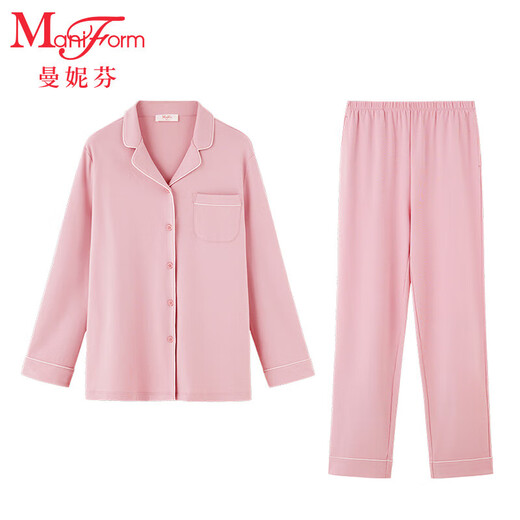 Manifen Couple Home Pajamas Women's Home Clothes Comfortable Pajama Pants Set Fashionable Long Sleeve Living Clothes