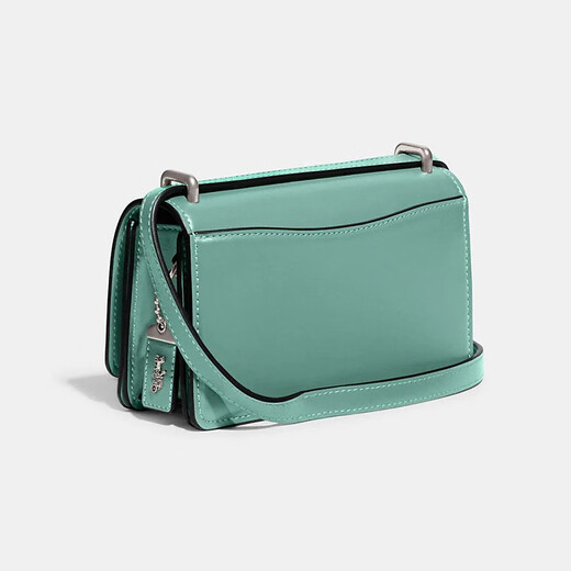 Coach Bandit Crossbody Damen Crossbody Bag Einfacher und modisches Flip-On-Umhängetasche Geschenk CD724 Blau Grün
