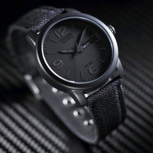 CITIZEN Eco-Drive Nylon Watch Strap Fashionable Sports Leisure Waterproof Men's Watch BM8475-00F