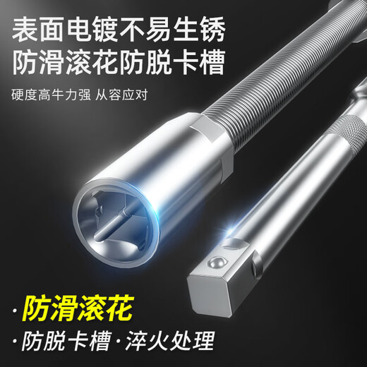 OLED 46-piece auto repair tool set, socket wrench, ratchet wrench, full set of small flying set, motorcycle repair tool box