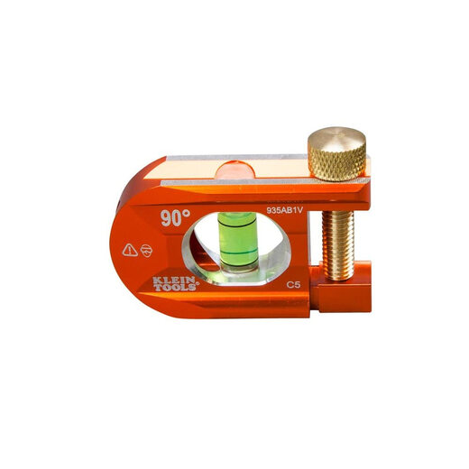 Klein Tools 6.35cm Dog Legless Electrician's Level Orange Aluminum Single Bubble