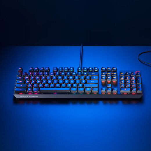 ROG Ranger Mechanical Keyboard Wired Keyboard E-sports Keyboard Game Keyboard Full-key No-stroke RGB Backlit Keyboard RX Red ABS Wired 104 Keys [up to 15% off]