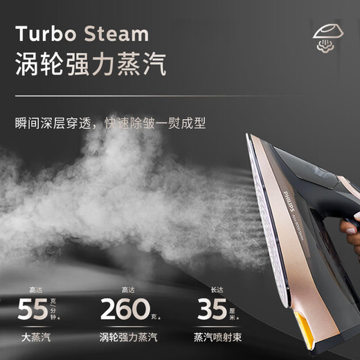 
[80% new] Philips (PHILIPS) steam iron iron ironing machine, hanging ironing machine for household use, intelligent temperature control flat ironing, hanging ironing, two-in-one DST8041/88