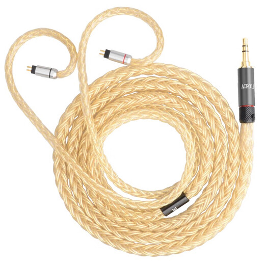 ACROLINK MMCX4.4 Câble de casque équilibré Sterling Silver Gold plaqué Shure 846 英文图 64 Audio Câble de mise à niveau 2pin CM0.78 PIN 2.5 Tête droite équilibrée