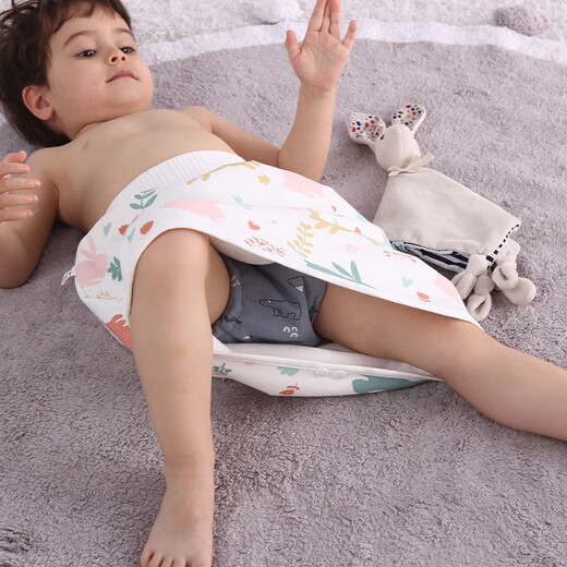Zhenxiu Baby Urin Trennung von Rockpolster 2 Paar Windelhosen Bettneuchen Schlafartefakt Baby Kinder Männer und Frauen und Lecksicht wasserdichte Trainingshose Kaninchen + Löwe [anwendbar für Babys im Alter von 0-4 im Alter von Babys]