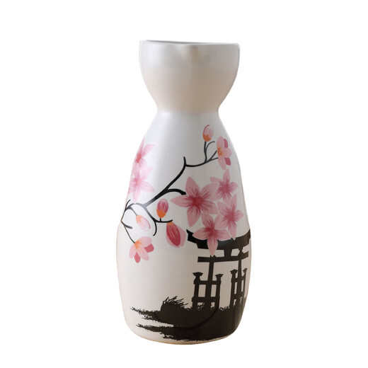 Mo Lin Japanese-style ceramics retro household warm wine pot sake pot yellow wine hot wine pot Japanese style wine bottle white wine sake divider Fu character single pot (three liang)