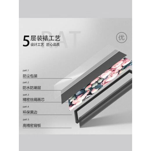多瑙梦北欧壁画装饰画客厅三联沙发背景墙挂画现代简约大气餐厅卧室墙画 U1049 20*30三联画_9mm薄板_质感c