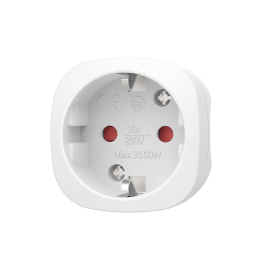 16A250V European standard plug converter German, French and Korean imported electrical appliance conversion socket German standard to national standard