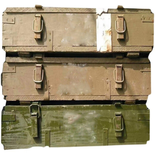 Retired old wooden box tool box storage box decoration theme shop CS venue decoration army green prop storage box 122-54 (93x21x21) large size