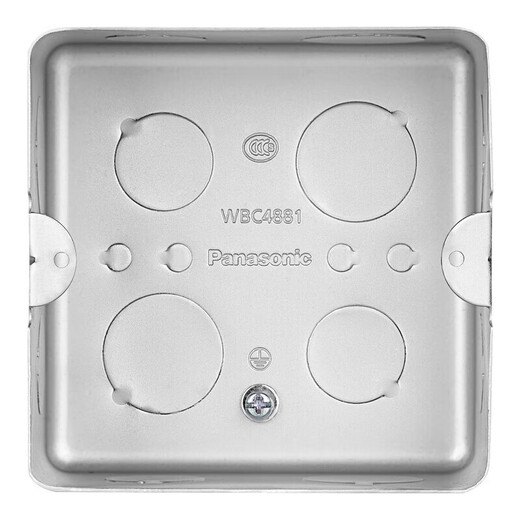 Tobtor de pana de interruptor Panasonic enchufe de cinco hoyos de cobre completo de cobre 5 hoyos Teléfono del piso del piso del piso de la caja inferior WBC4881
