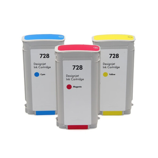 京呈适用惠普HP728号墨盒HP DesignJet T730 T830绘图仪T1600 2600打印机 【130ml*3+300ml】728 标准四色套装