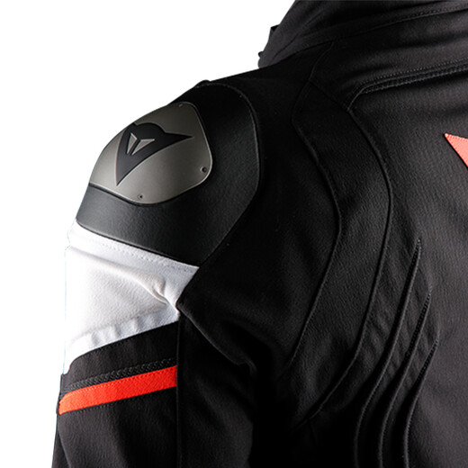 DAINESE/丹尼斯 RACING 3 D-DRY赛车服防风防雨四季摩托车骑行服防摔夹克 684/黑-黑-红 54