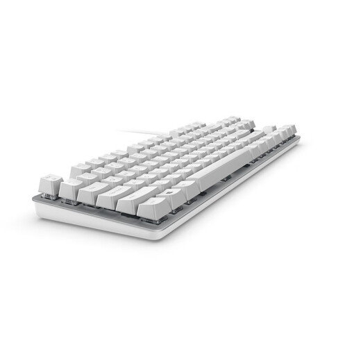 罗技（Logitech） K835 机械键盘 电竞游戏电脑办公有线紧凑84键便携版键盘 K835白色  青轴