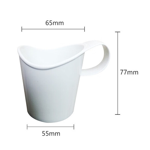 Xijiahua Disposable Paper Cups, Coasters, Plastic Thickened Saucers, Home Office Cup Holders, 5 Pack, 10 Coasters (White)