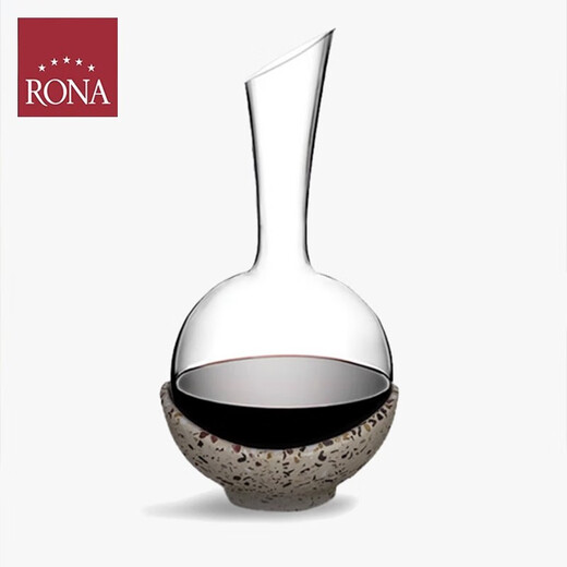 Lorna Lorna Pinot Noir Decanter Handmade Crystal Glass Special Decanter Bottle Terrazzo Ice Bottom Luxury Gift Swan Noble Series Pinot Noir Decanter 850ml