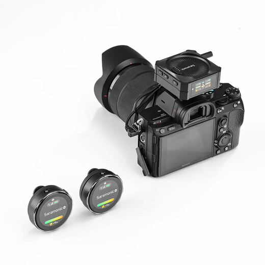 Saramonic Blink Me Wireless Lavalier Microphone Little Bee One to Two SLR Camera Mobile Live Broadcast Short Video Shooting and Recording Wireless Noise Reduction Microphone Equipment