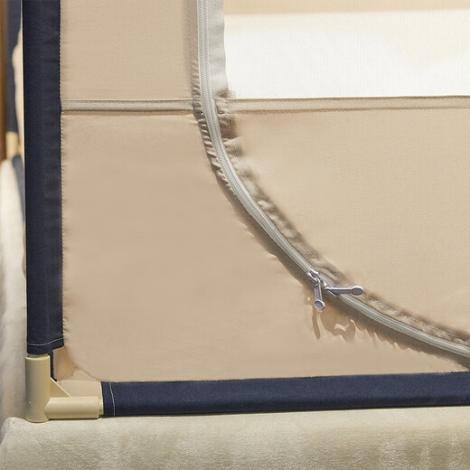 Fuanna Home Mosquito Net Baby Anti-fall Fence Mosquito Net Three Doors 1.5x2 Meter Bed Light Cake Encrypted Mesh