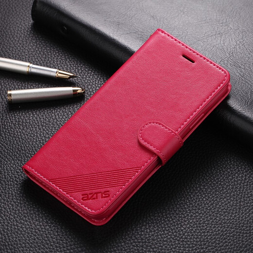 雅尊仕 iPhone12手机壳苹果皮套保护套翻盖式全包软硅胶防摔男女商务款 棕色 iPhone12/12Pro 6.1寸
