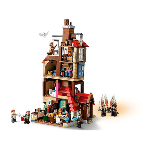 乐高（LEGO）新年礼物积木拼插儿童益智玩具 哈利·波特系列霍格沃兹城堡 75980巢穴攻击（1047颗粒）