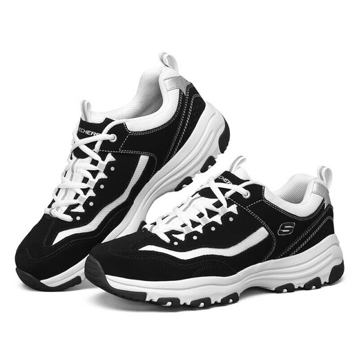 Skechers Oreo Panda Shoes Men's Shoes Fashion Classic Retro Dad Shoes Versatile Street Sports and Casual Shoes 8790091