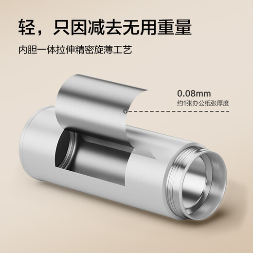 Made in Tokyo, thermos cup, water cup, coffee cup for men, women and children, 316L stainless steel, seamless liner, black 500ml