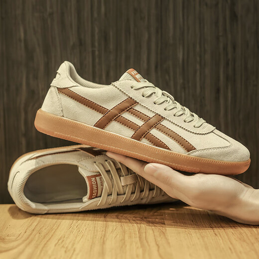 Camel Forrest Gump Shoes para Hombres de verano y Autumn Style Breathable 2024 Shoes de tablero nuevos para hombres Shoes blancos de cuero genuino dexue zapatos para hombres Milan Mesh-9910 40
