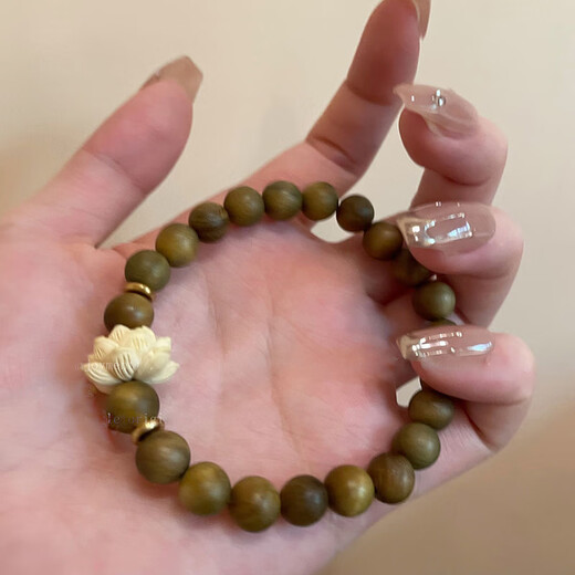 木串珠莲花手链2024女生新款中式手串禅意小众复古手饰闺蜜 M847+848莲花手链2件套
