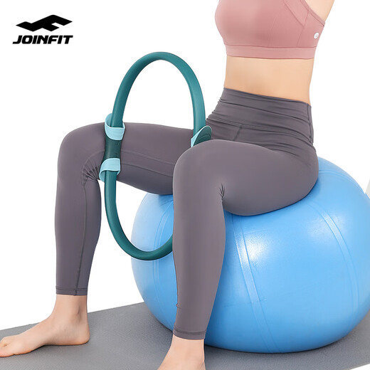 JOINFIT Pilates circle strength training home fitness equipment open back leg training magic circle yoga circle resistance circle special lilac brown-basic model (resistance 18kg)